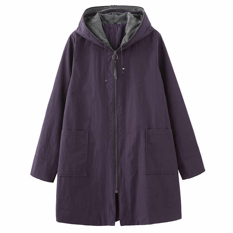 大码女装中长款风衣女2025春秋新款中年妈妈高级感宽松显瘦外套,淘宝优惠券,粉丝福利购,淘宝优惠卷