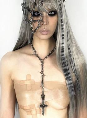 【AGD】IIIMIII I型血管系列 拼接十字架暗黑项链设计师款长链