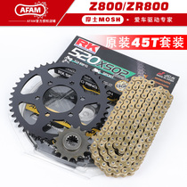 Apply KAWASAKI Kawasaki Z800 ZR800 Sprocket Size Tooth Disc Retrofit RK Oil Seal Chain Sleeve Chain