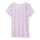 A&B round neck pure cotton short-sleeved loose women's undershirt