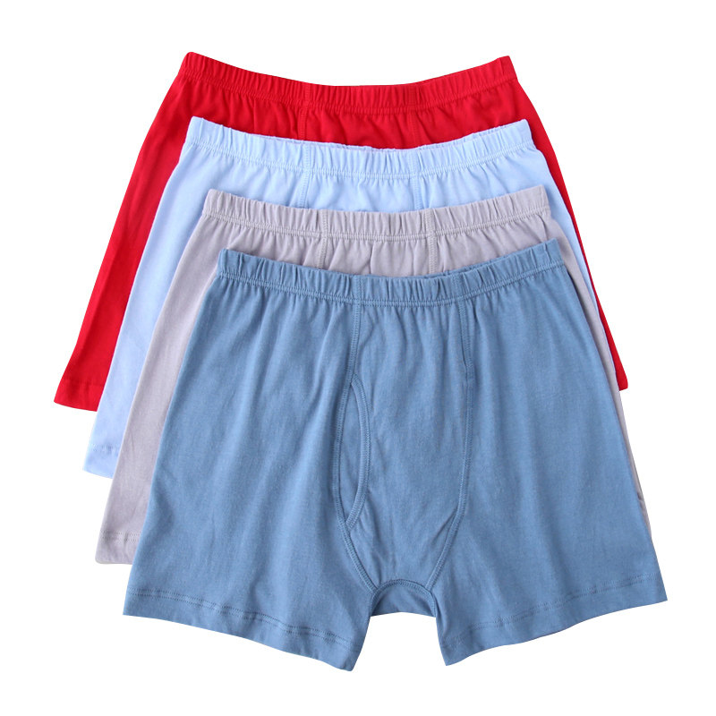 AB内衣正品中老年全棉抗菌短裤男士高腰宽松大码纯棉平角内裤0982,淘宝优惠券,粉丝福利购,淘宝优惠卷