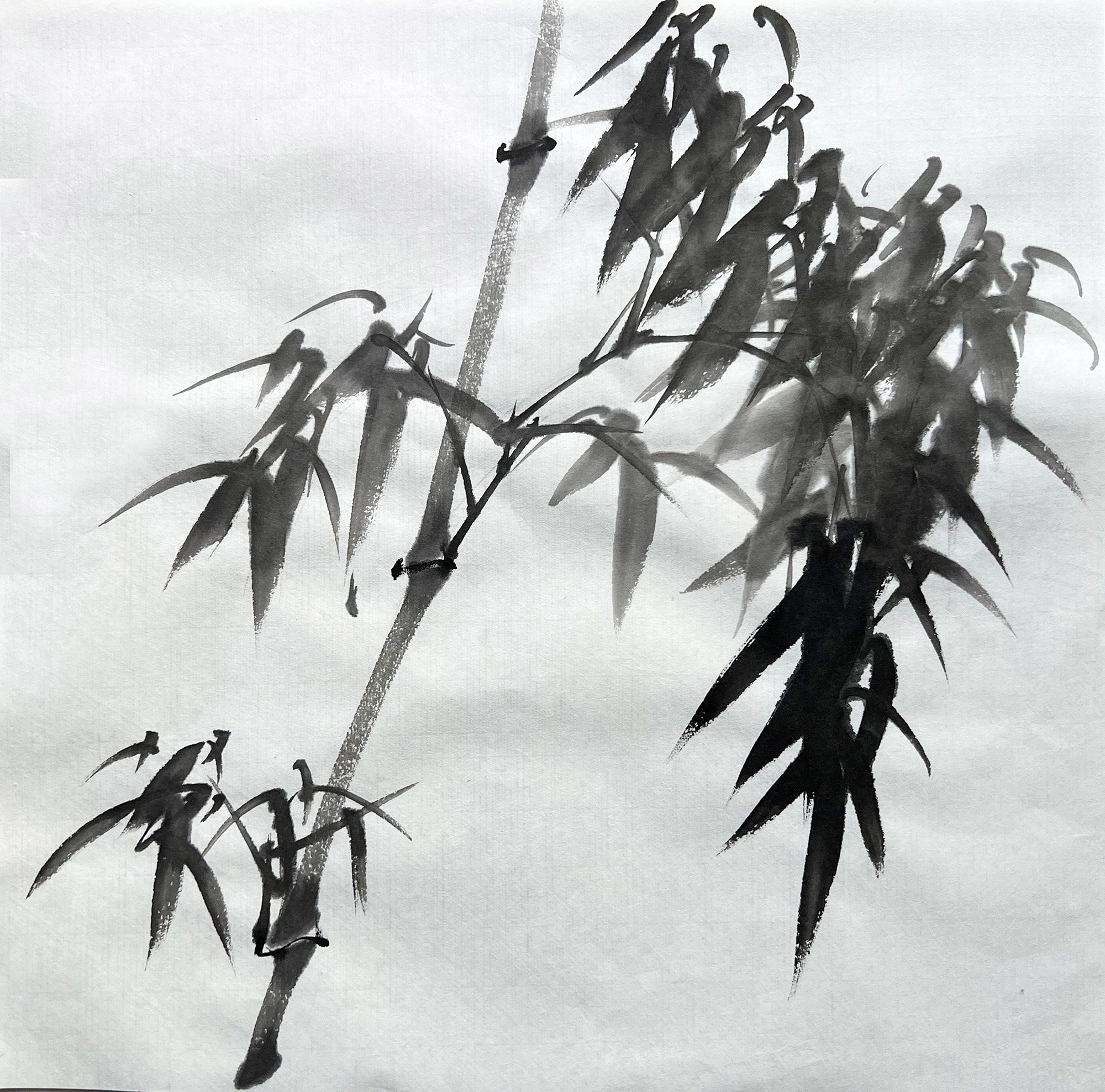 水墨画竹子国画定制四尺八开无款纯手绘花鸟画宣纸画芯新中式墙画,淘宝优惠券,粉丝福利购,淘宝优惠卷