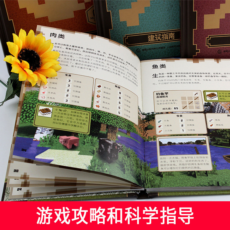正版我的世界书游戏版攻略书全套装4册Minecraft新手导航红石建筑战斗指南书小学生热门入门中文高手进阶游戏指导集minecraft书_虎窝淘