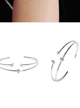 ATELIERSO 克拉切割纯银手镯