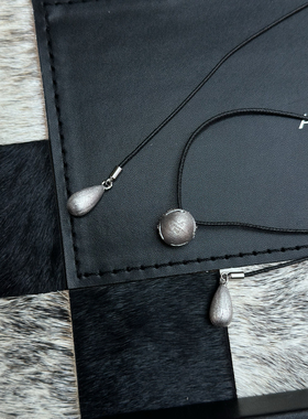 ATELIERSO 纯银克拉球蜡绳项链