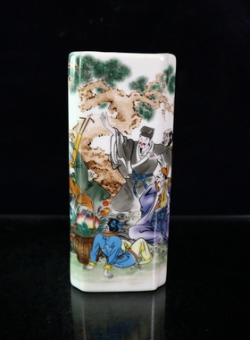 景德镇八仙过海仿古风书房摆件