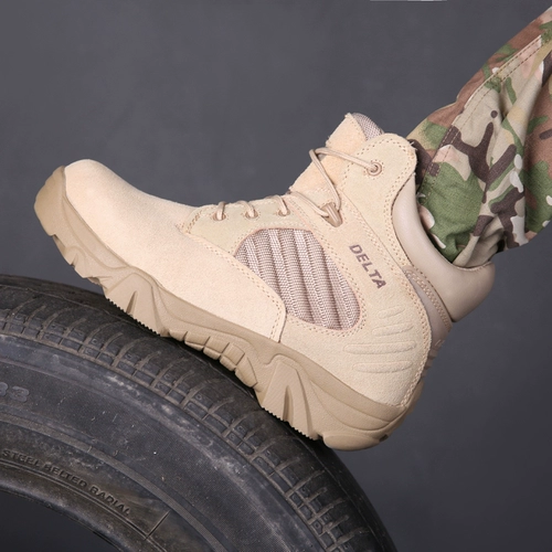 Мужские демисезонные сверхлегкие нескользящие износостойкие тактические сапоги для скалозалания