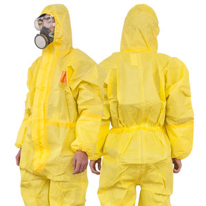 微护佳防化学连体防护服 耐酸碱腐蚀防化服化学实验服微农药喷洒