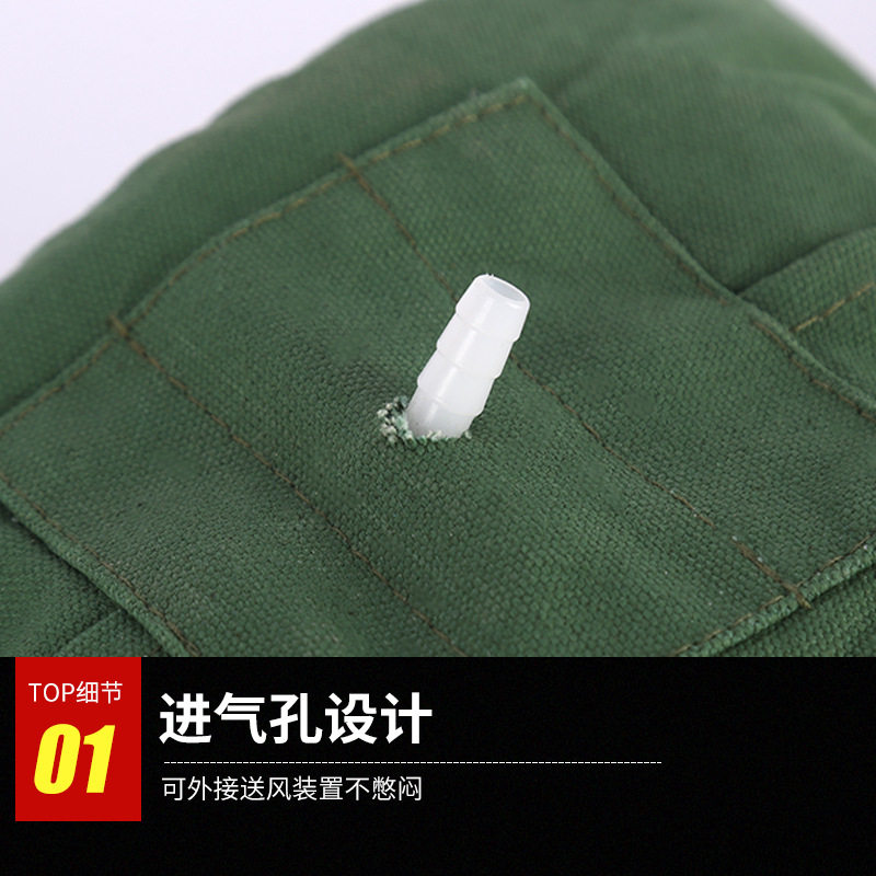 喷砂帽打磨防尘防飞溅加厚帆布头套帽面罩披肩帽全脸防护面具透明,淘宝优惠券,粉丝福利购,淘宝优惠卷