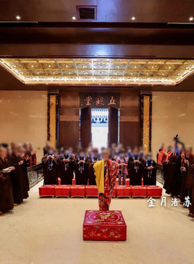 金氏【莲花拜垫套】纯手工刺绣莲花纹八宝磕头礼佛跪垫厂家直销