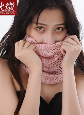 秋微日系假领子女百搭假领秋冬保暖韩版针织围脖毛线男女情侣款