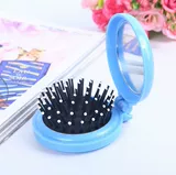 Креативный складной массажер, расческа, маленькая подушка безопасности, портативное зеркало, подарок на день рождения