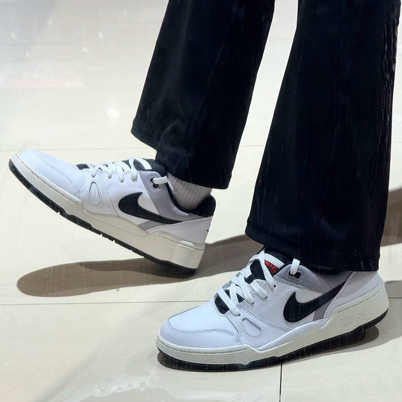 耐克/Nike Full Force Low 白棕 男款低帮减震舒适板鞋HJ3485-121,淘宝优惠券,粉丝福利购,淘宝优惠卷