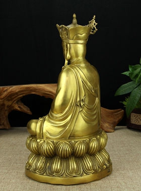黄铜佛像地藏王菩萨娑婆三圣