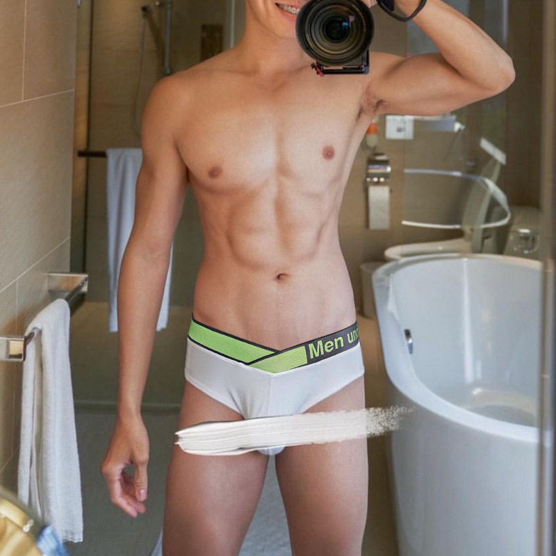 厂家一件代发大V腰带性感三角裤镭射渐变舒适低腰内裤MP240,淘宝优惠券,粉丝福利购,淘宝优惠卷