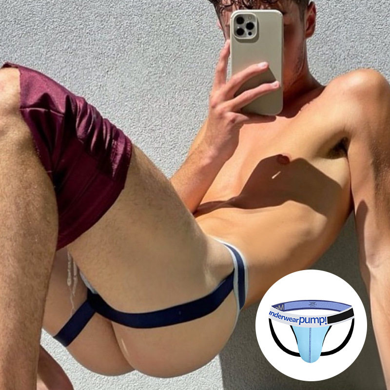 新款男士丁字裤低腰性感孔内裤透气舒适运动健身免脱T裤衩MP596,淘宝优惠券,粉丝福利购,淘宝优惠卷