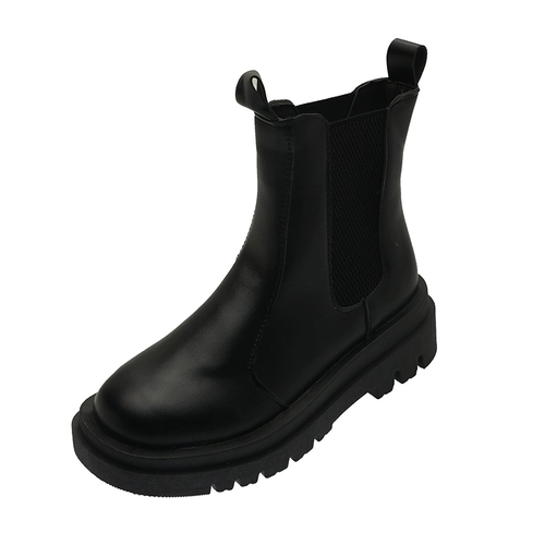 Martens, летние тонкие короткие сапоги в английском стиле на платформе, ботинки, коллекция 2022, средней длины