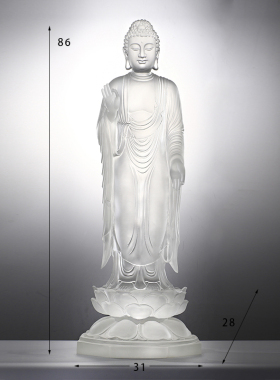 东林大佛阿弥陀佛无量寿站像摆件