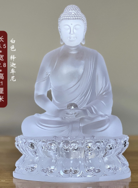 琉璃三宝佛佛堂供奉药师佛阿弥陀佛释迦牟尼佛家用佛桌摆放