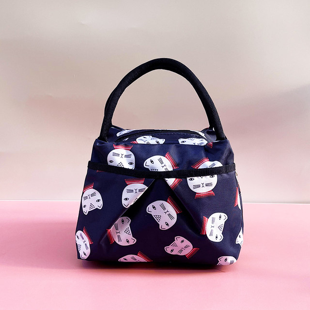 Women's large capacity waterproof multi-zip handbag mother bag small cloth bag student brings meal handmade makeup toiletry bag