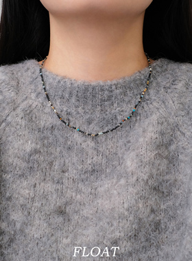 浮漾FLOAT女复古红色串珠项链