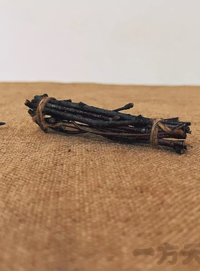 场景模型仿真微缩迷你天然小树枝木棍柴垛草垛柴火堆造景装饰摆件