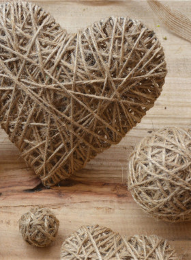 心型创意复古文艺风民宿软装饰品