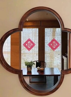 东阳木雕宋式美学轩窗实木玄关隔断家装仿古客厅民宿屏风厂家直销