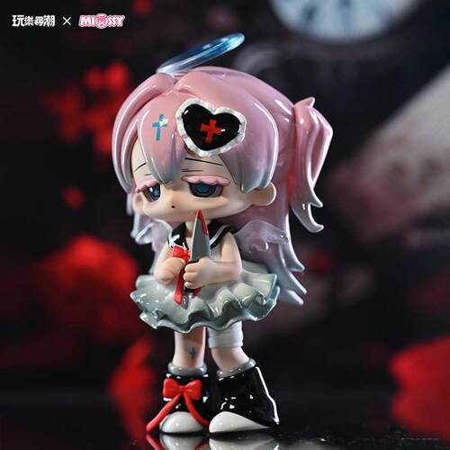 正版玩乐寻潮Missy甜丧萝莉系列盲盒不可动潮玩手办杀戮天使礼物 - 图0