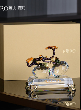 罗比罗丹客厅玄关摆件人造水晶