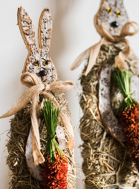 欧式风白桦手工艺品圣诞装饰摆件