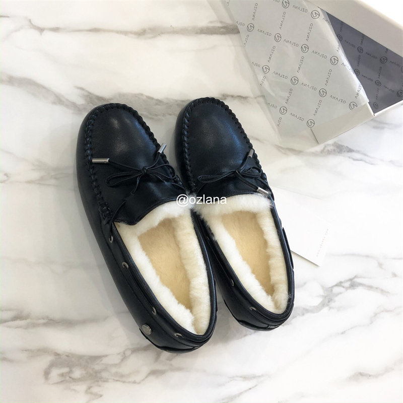 澳洲OZLANA加羊毛豆豆鞋2024年新款羊皮毛一体豆豆鞋 女鞋3006,淘宝优惠券,粉丝福利购,淘宝优惠卷