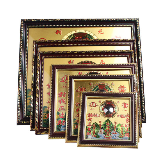 厂家现货山海镇 山海镇背面贴纸摆件风水用品 山海镇贴纸批发