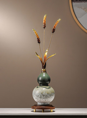 高端陶瓷葫芦摆件乔迁送礼礼盒