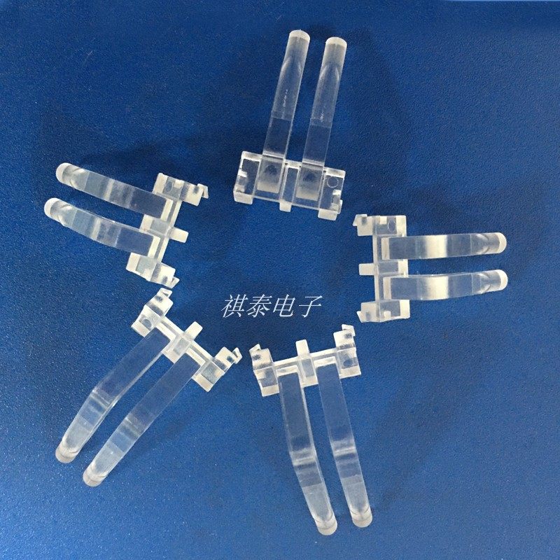 Led贴片导光柱2pin直角90°弯角信号灯光源柱pc指示灯连体虎窝淘 