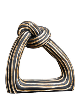 简约现代白色条纹三角结