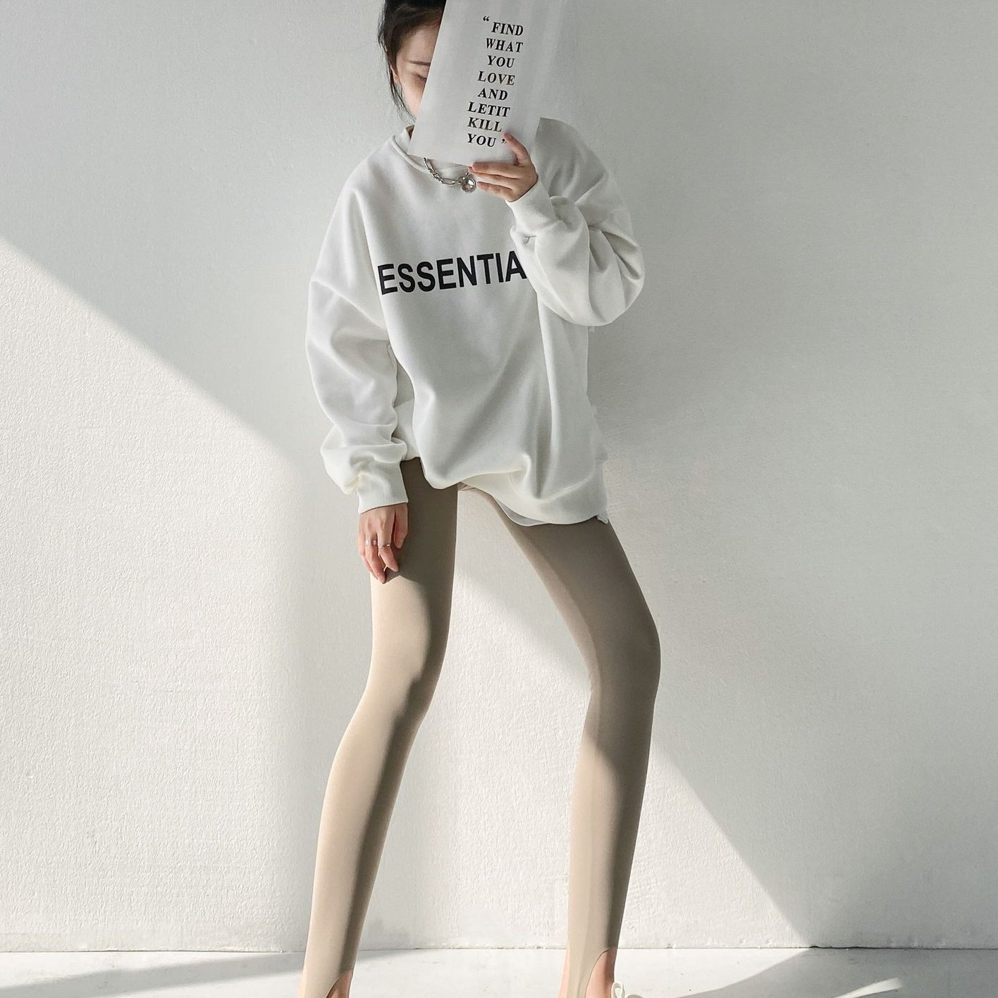 2023秋季薄款韩版打底裤女外穿高腰紧身踩脚裤高弹力裤子,淘宝优惠券,粉丝福利购,淘宝优惠卷