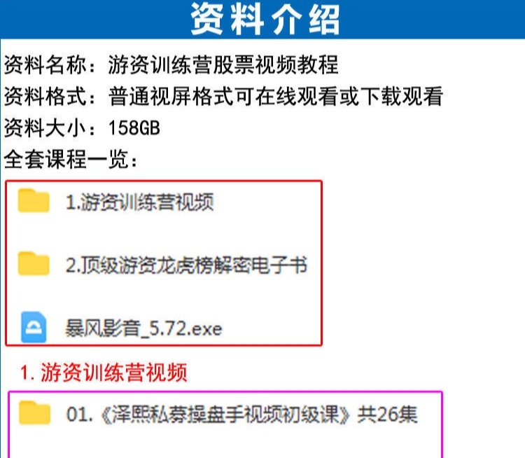 股票视频教程游资训练营情绪交易系统大板战法人气龙头炒股短线论 - 图0