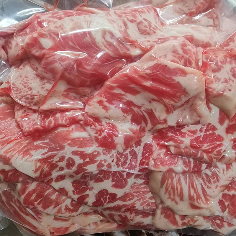 国产雪花牛肉牛排原切烤肉火锅烧烤食材露营野外套餐肥牛新鲜商用 - 图1