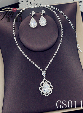 精致简约小巧甜美清新项链锆石