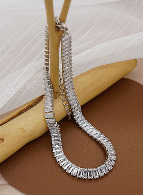 锁骨链锦希锆石女锆石