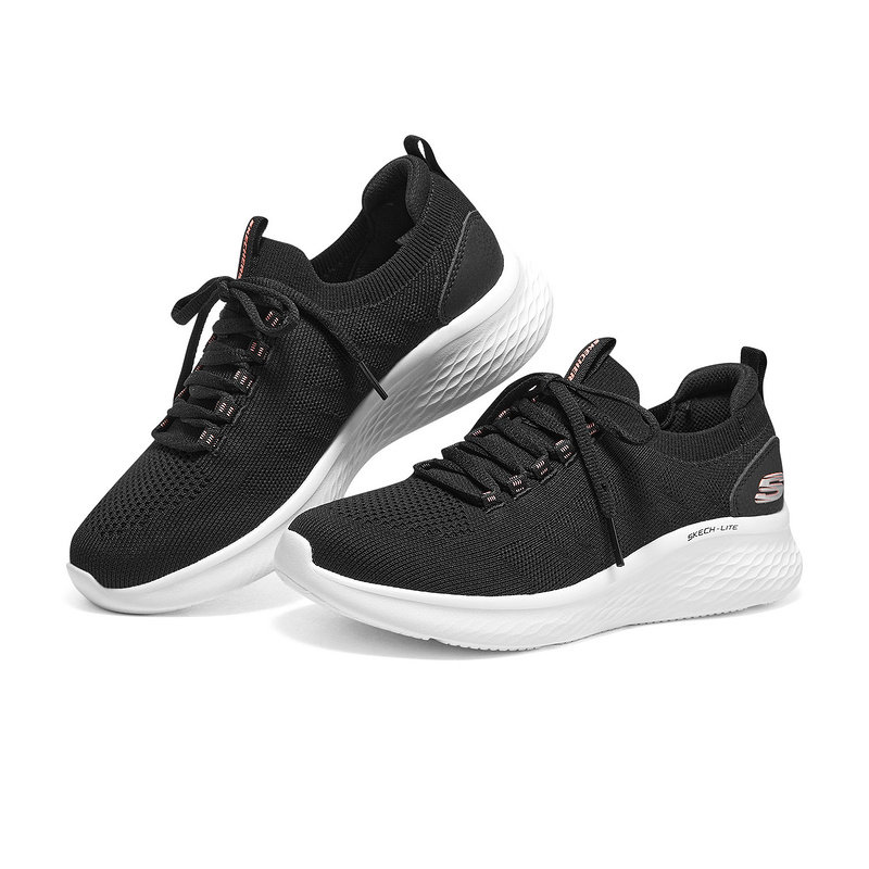 Skechers斯凯奇女鞋透气休闲鞋时尚一脚蹬运动鞋 149994/BKPK,淘宝优惠券,粉丝福利购,淘宝优惠卷