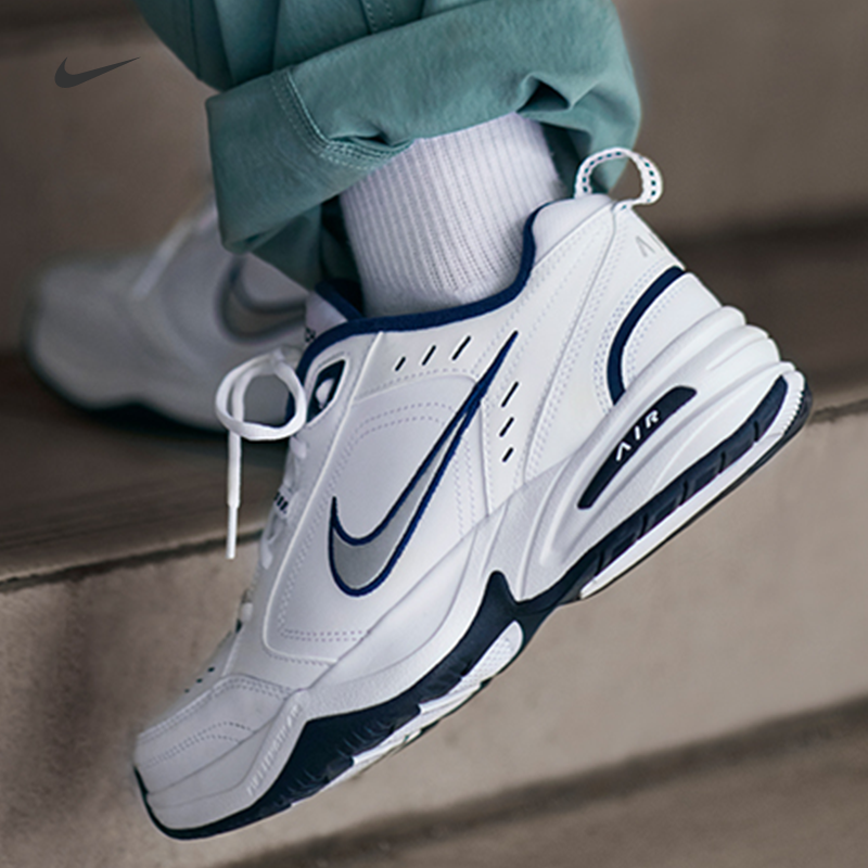 Nike耐克男鞋跑步鞋AIR MONARCH IV老爹鞋休闲运动鞋415445-102 - 图2