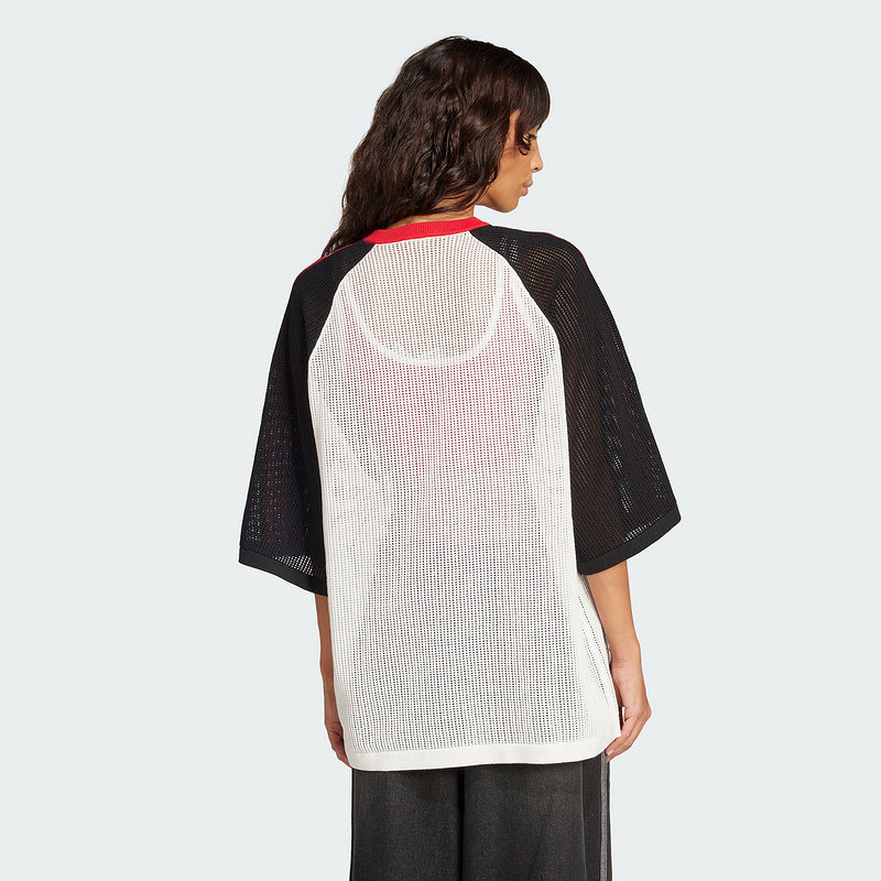 adidas阿迪达斯夏女T恤经典棉运动短袖镂空球衣足球衫KD2269,淘宝优惠券,粉丝福利购,淘宝优惠卷