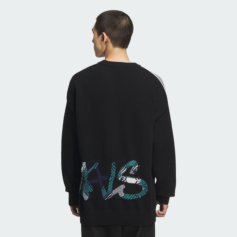 adidas阿迪达斯新款棉质运动宽松上衣套头衫男针织衫 KC0110,淘宝优惠券,粉丝福利购,淘宝优惠卷