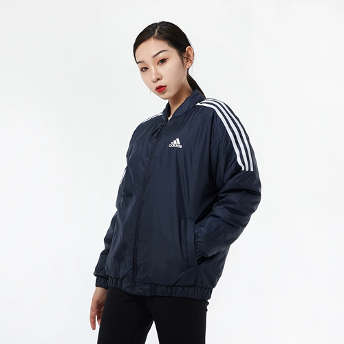 Adidas, зимний удерживающий тепло спортивный пуховик для отдыха, оверсайз