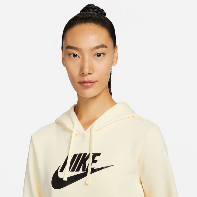 NIKE耐克卫衣女2024冬新款运动经典LOGO连帽套头衫DQ5776-113-图1