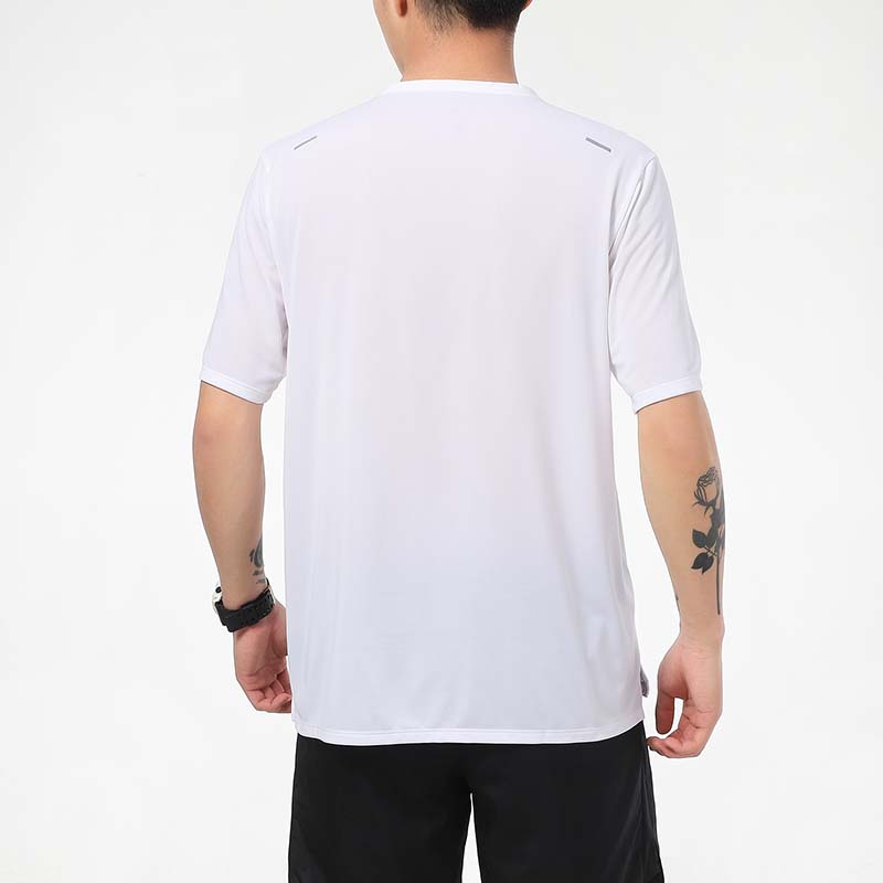 NIKE耐克短袖男装2024夏季新款运动服圆领休闲白色T恤CZ9185-100