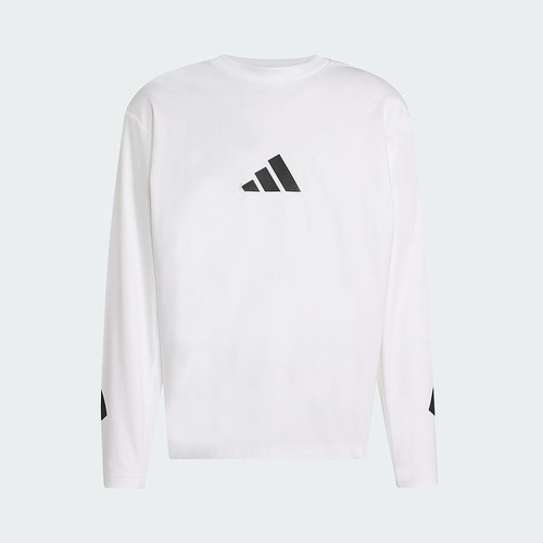 adidas阿迪达斯秋季新款「真治愈」黑标制服上衣男长袖T恤KE4903 - 图3