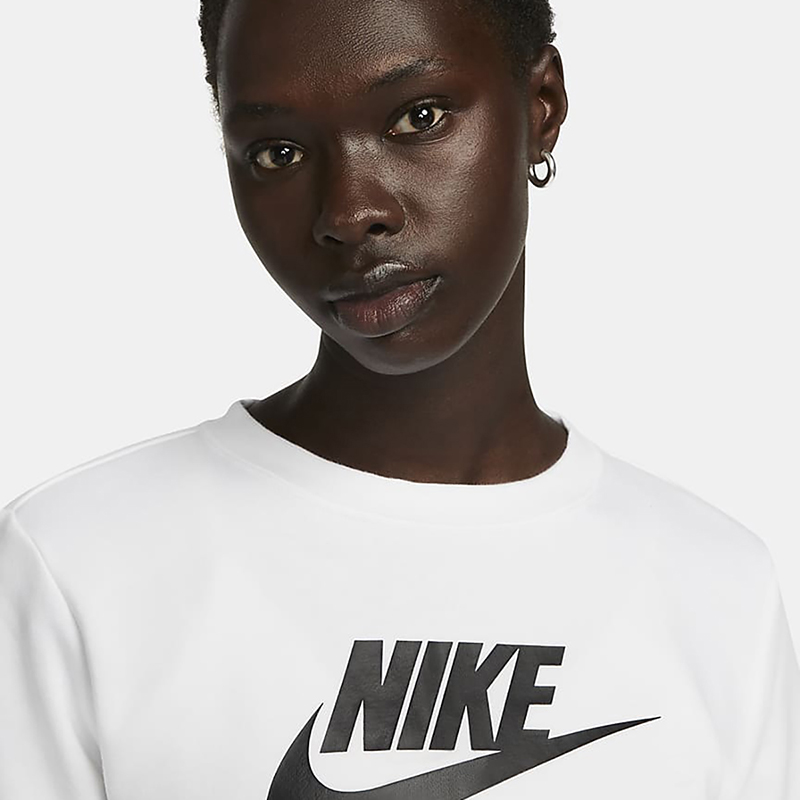 Nike耐克白色加绒卫衣女套头衫2024春秋新款长袖运动服DQ5833-100